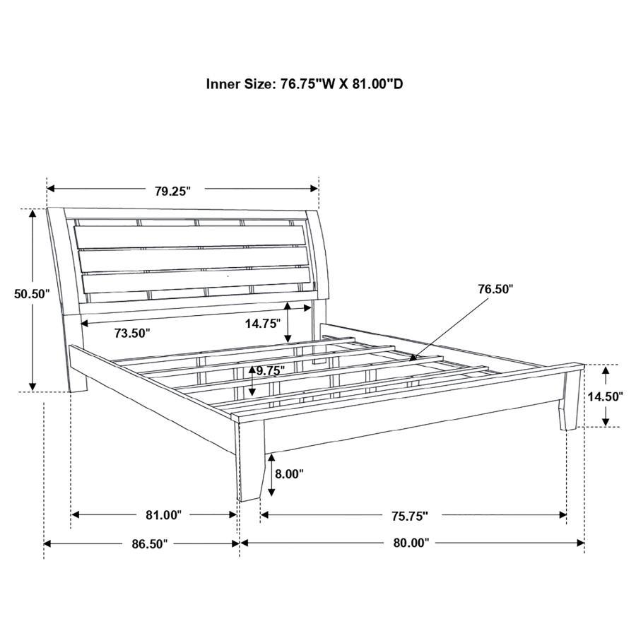 Serenity - Panel Bed