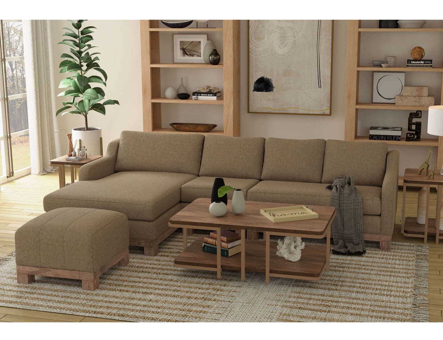 Samba - RAF Chaise - Light Brown