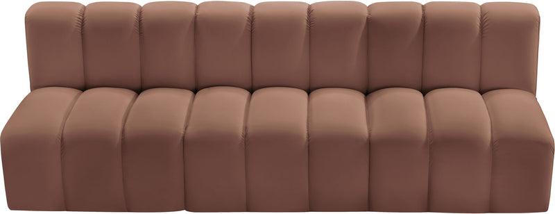 Arc - Faux Leather 3 Seats Modular Sofa