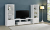 Jude - 3 Piece TV Entertainment Center - White High Gloss