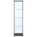 Bellatrix - 4-Shelf Clear Glass Curio Cabinet