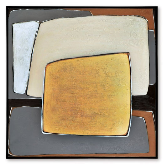 Actman - Cream / Brown / Gray - Wall Art