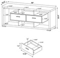 Darien - 2-Drawer Engineered Wood 59" TV Stand