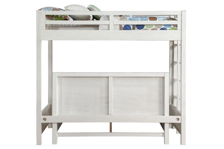 Celerina - Queen Bed - Weathered White