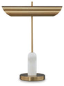 Rowleigh - Gold Finish / White - Marble Desk Lamp