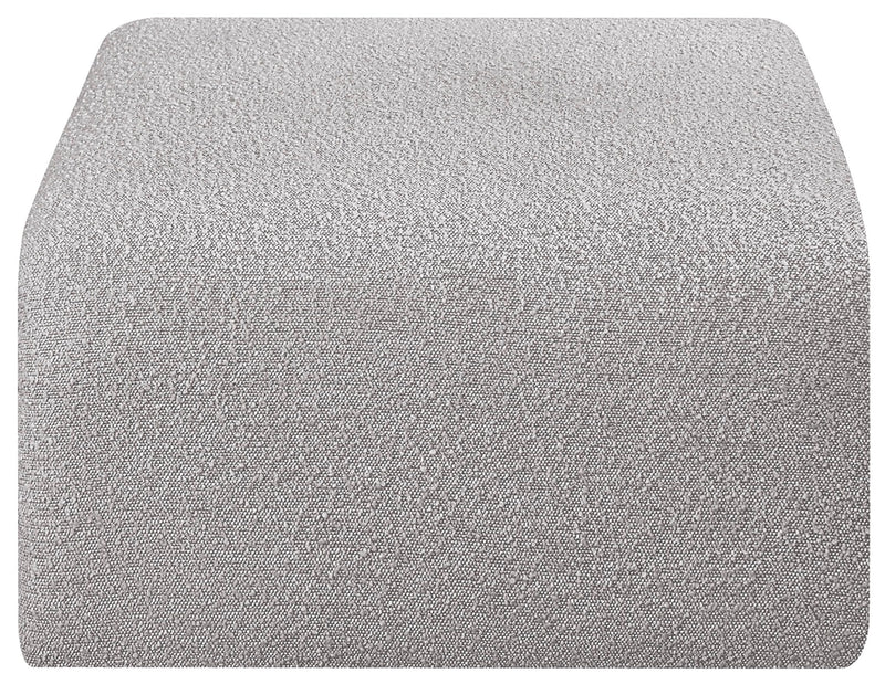 Arc - Boucle Fabric Ottoman