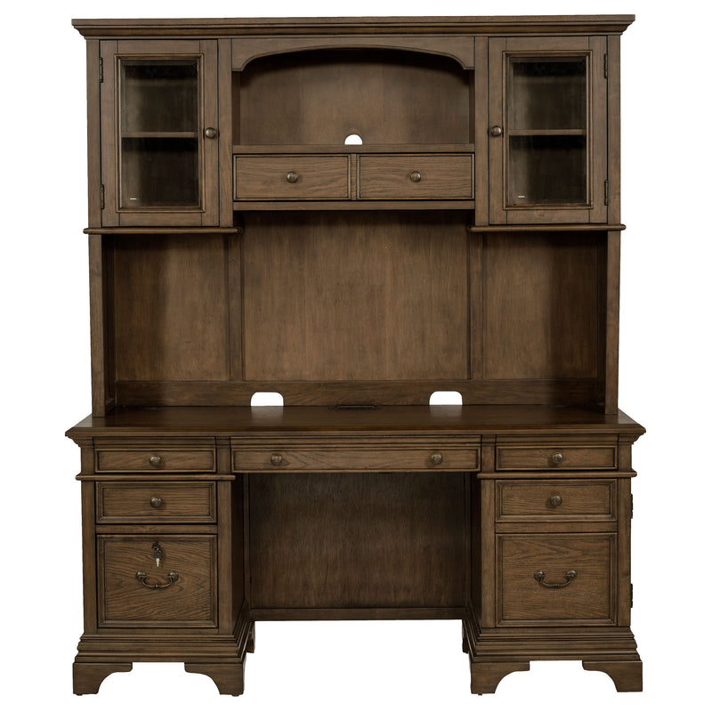 Hartshill Credenza Desk with Hutch