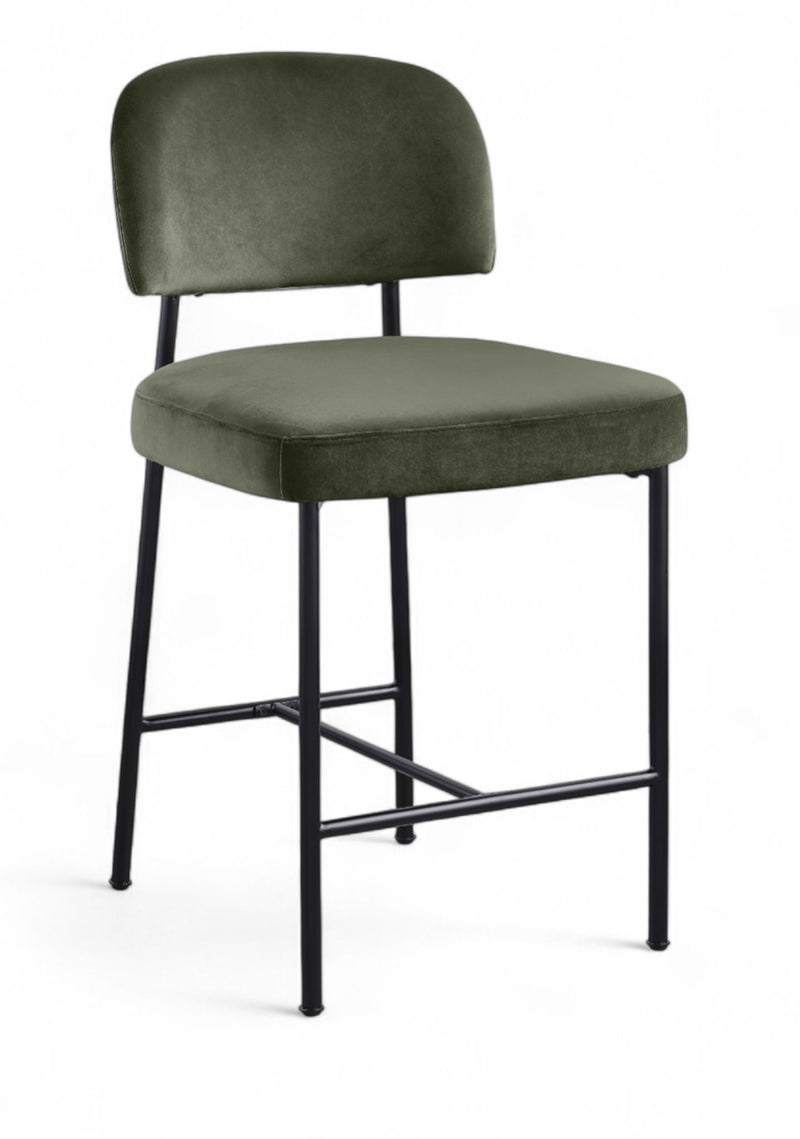 Zarelle - Performance Fabric Upholstered Counter Stool (Set of 2)