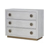 Anpu - Console Cabinet - Silver Faux Crocodile Skin