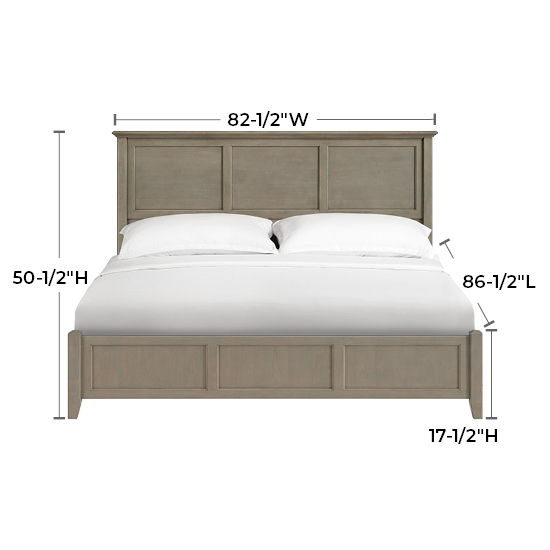 McKenzie - King Classic Storage Bed - Fieldstone