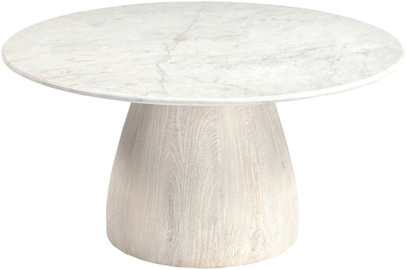 Liona - Marble And Mango Wood Table