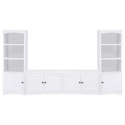 Laughlin - 3-piece Entertainment Center TV Stand - White