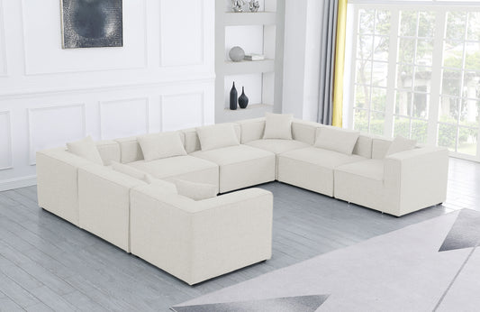 Cube - Modular Sectional 8 Piece - Cream