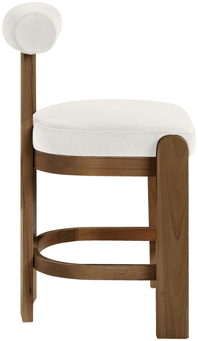 Arienzo - Velvet Upholstered Counter Stool (Set of 2)