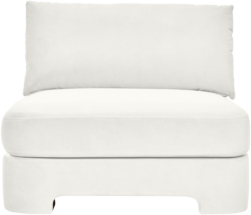 Hammond - Velvet Performance Fabric Upholstered Armless Chair