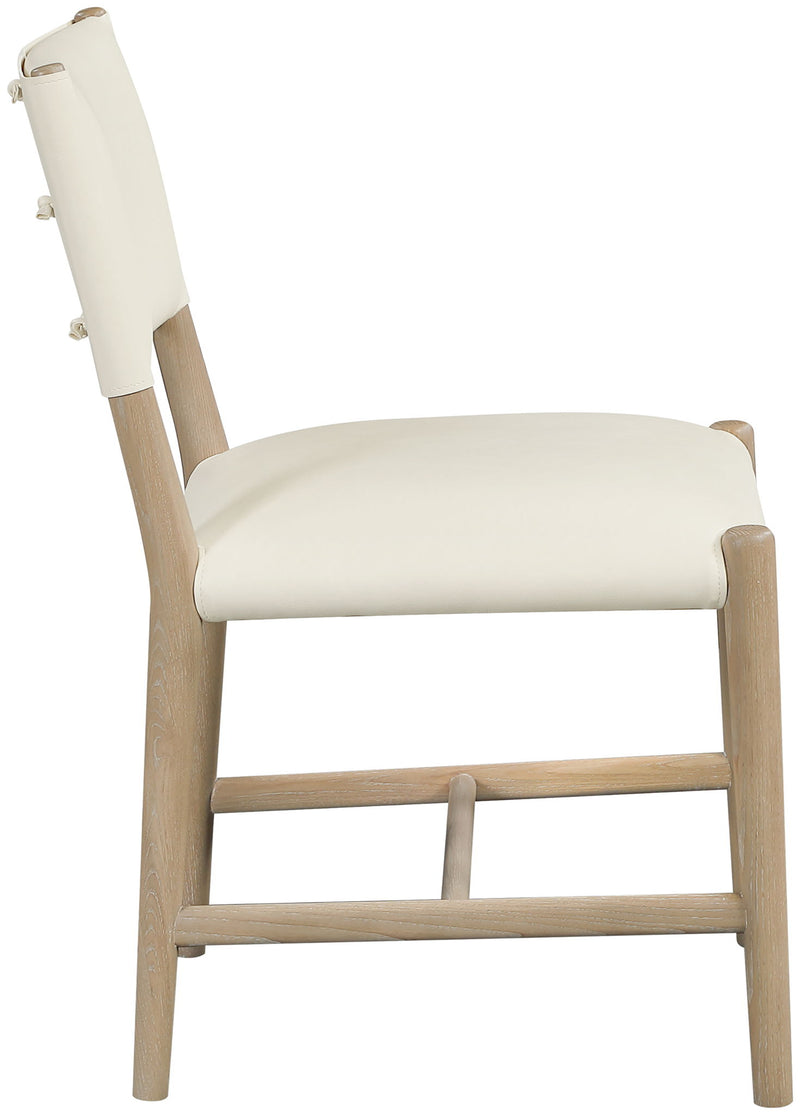 Andie - Vegan Leather Upholstered Dining Chair (Set of 2) - Natural Base