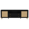 Arini - Rattan Cane 2-Door TV Stand Media Console