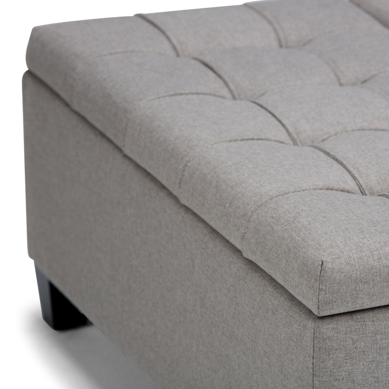 Harrison - Upholstered Coffee Table Storage Ottoman