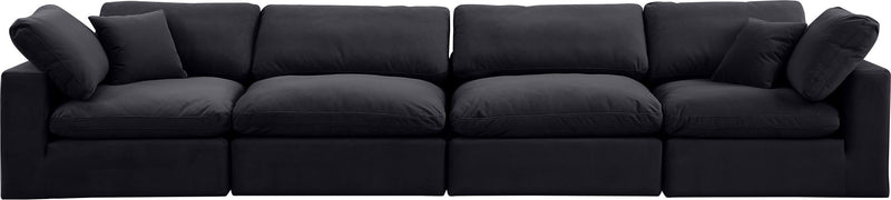 Comfy - Velvet Modular Sofa 4 Seats