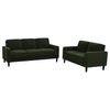 Ruth - Upholstered Track Arm Sofa Set