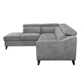 Wrenley - Sectional Sofa With Sleeper & Storage - Gray