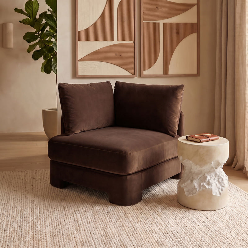 Hammond - Velvet Performance Fabric Upholstered Chair