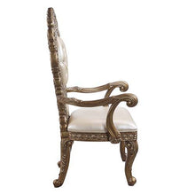 Constantine - Dining Chair (Set of 2) - PU, Brown & Gold Finish