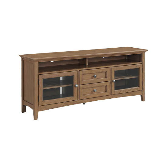 McKenzie - 64'' W Sound Bar Media Console - Pecan
