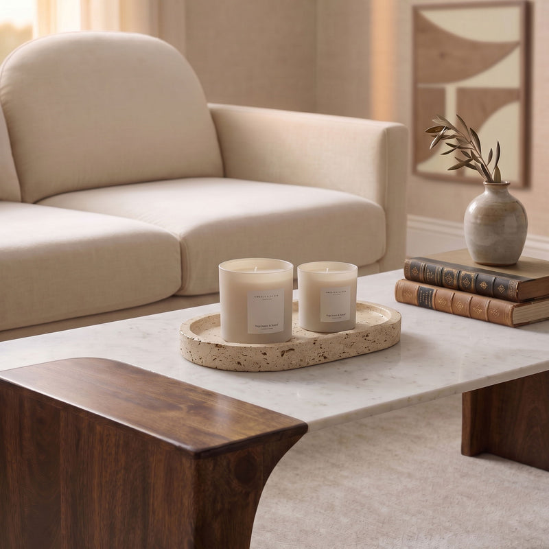 Ophelia - Travertine Tray