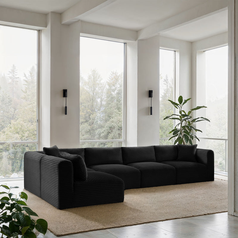 Shaggy - 5 Piece Modular Sectional