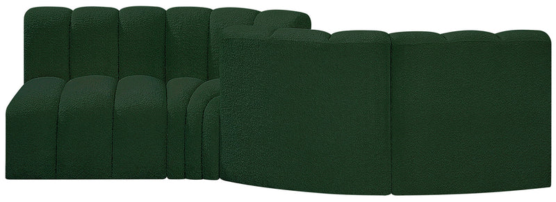 Arc - Boucle Fabric 4 Piece Sofa