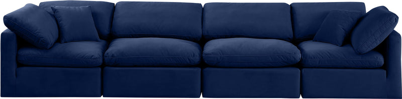 Indulge - Velvet 4 Seat Modular Sofa