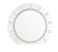 Farai - Wall Decor - Mirrored & Faux Crystal Diamonds - 29"