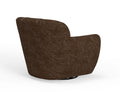 Tamesis - Swivel Accent Chair Armchair - Chocolate Brown