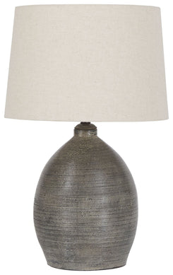 Joyelle - Gray - Terracotta Table Lamp