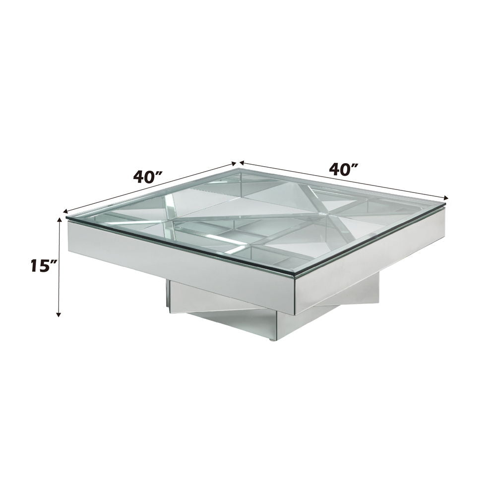 Dominic - 40" Coffee Table - Mirrored