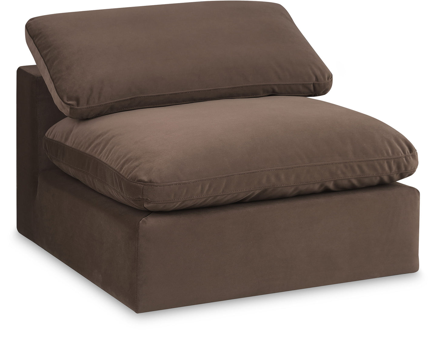 Comfy - Velvet Armless Chair