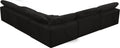 Cozy - Modular Sectional Cloud - Black - Fabric - Modern & Contemporary