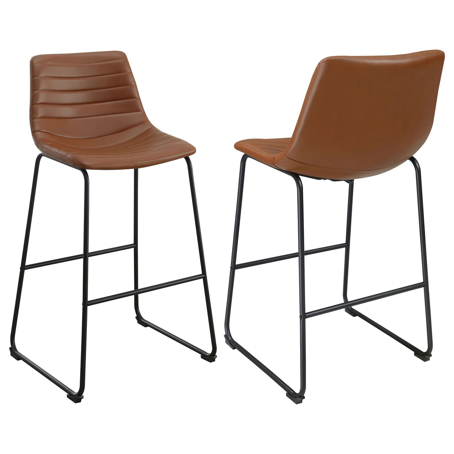 Zuni - Faux Leather Upholstered Bar Chair (Set of 2)