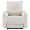 Lalisa - Power Motion Recliner With USB Port - Cream Chenille