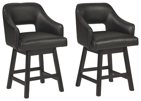 Black / 24''W x 23''D x 38''H / Stool Sets