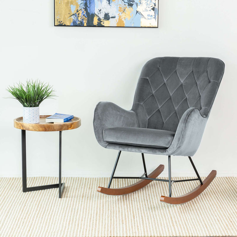 Hannah - Rocking Chair - Gray
