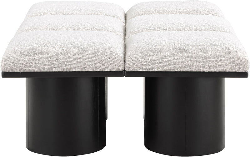 Pavilion - 6 Piece Modular Bench With Black Base