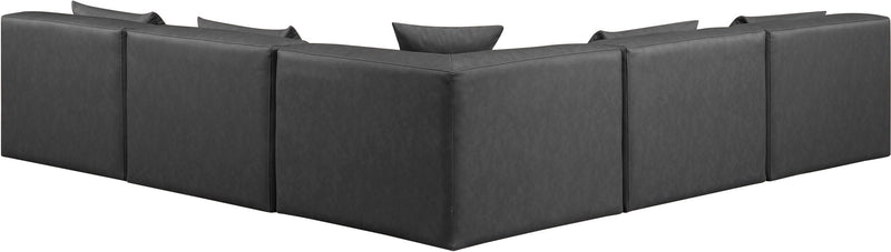Cube - 5 Piece Modular Corner Armless Sectional