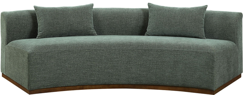 Avanti - 104" Chenille Fabric Upholstered Sofa
