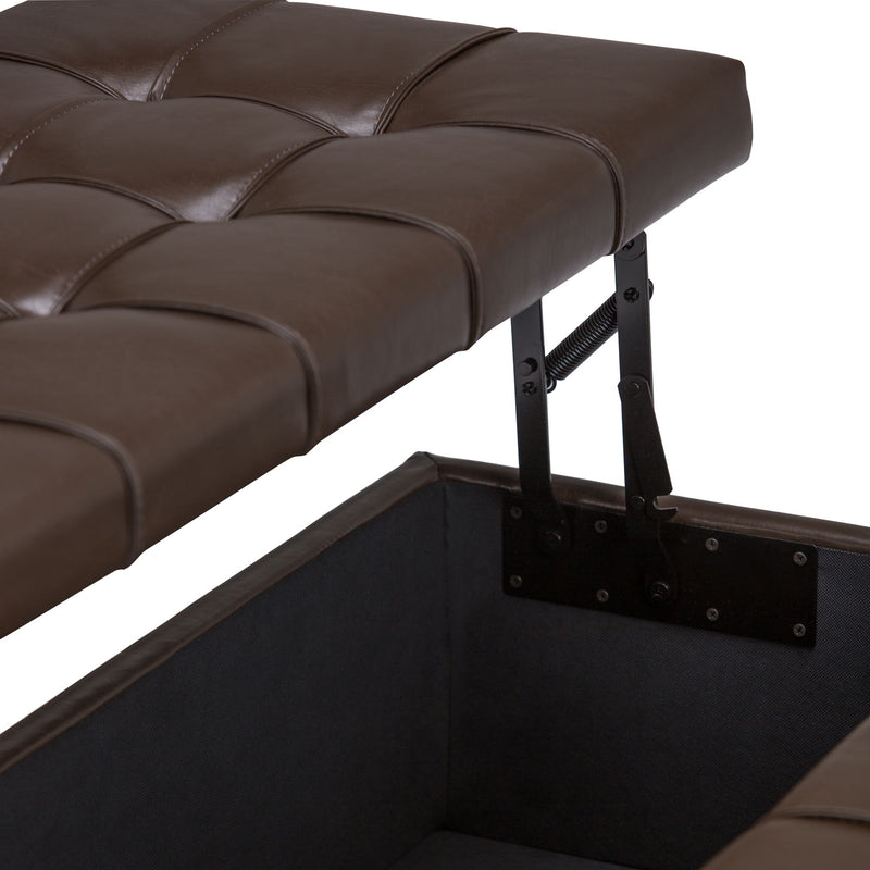 Harrison - Upholstered Coffee Table Storage Ottoman