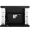 Noralie - 47" Fireplace With Bluetooth - Mirrored & Faux Diamonds
