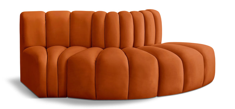Arc - Velvet 3 Piece Modular Sofa