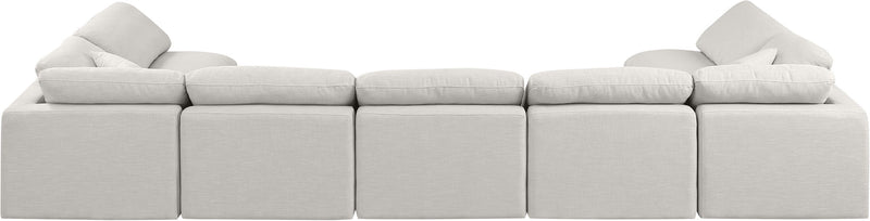 Indulge - Linen 7 Piece Modular U-Shaped Sectional