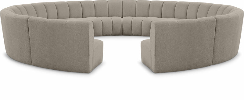 Infinity - 12 Piece Boucle Modular Sectional